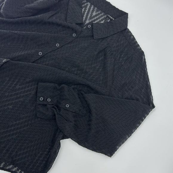 TORRID Women’s Black Sheer Long Sleeve Top Plus Size 2 EUC - Picture 12 of 14